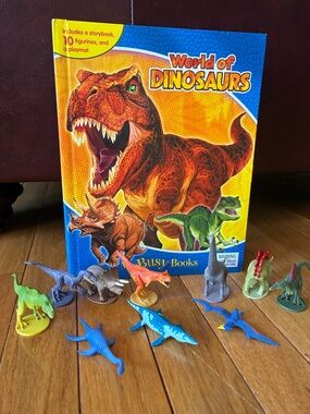 WORLD OF DINOSAURS My Busy Book/Figurines/Playmat